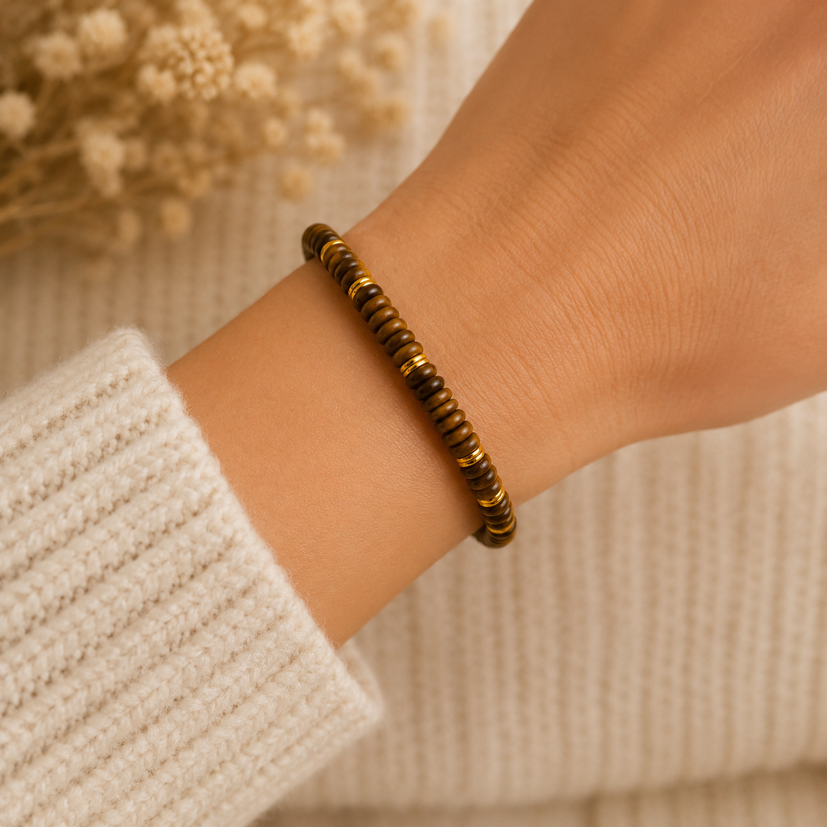 Bracelet Œil de Tigre — Force & Protection