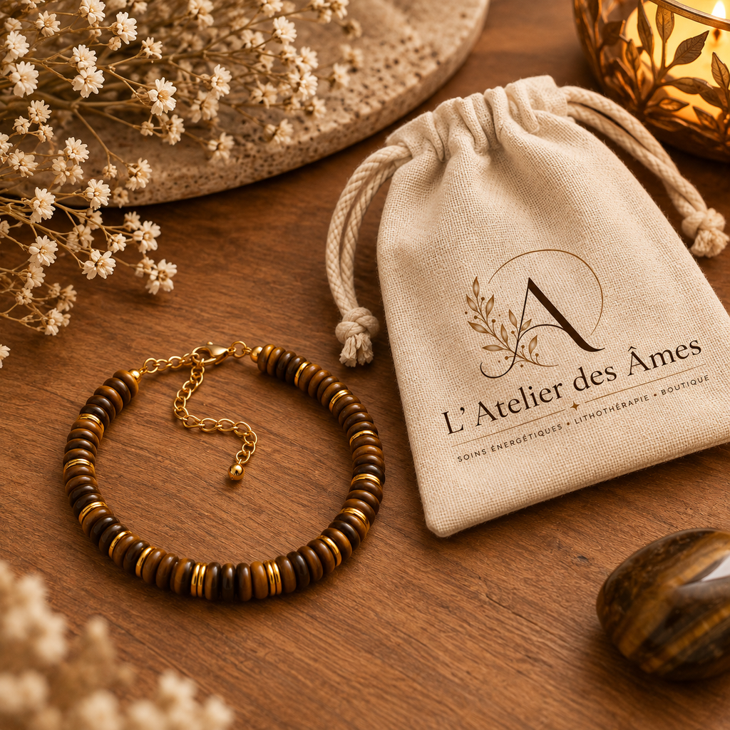 Bracelet Œil de Tigre — Force & Protection