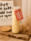 Bougie tubulaire parfumée - Gaufre au caramel