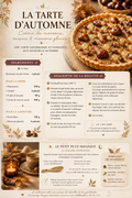 Recette tarte d'Automne - Douceur aux marrons